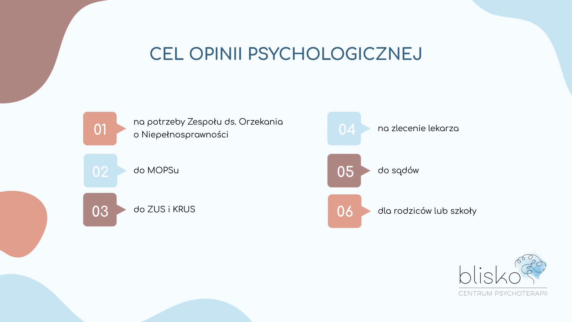 Cel opinii psychologicznej