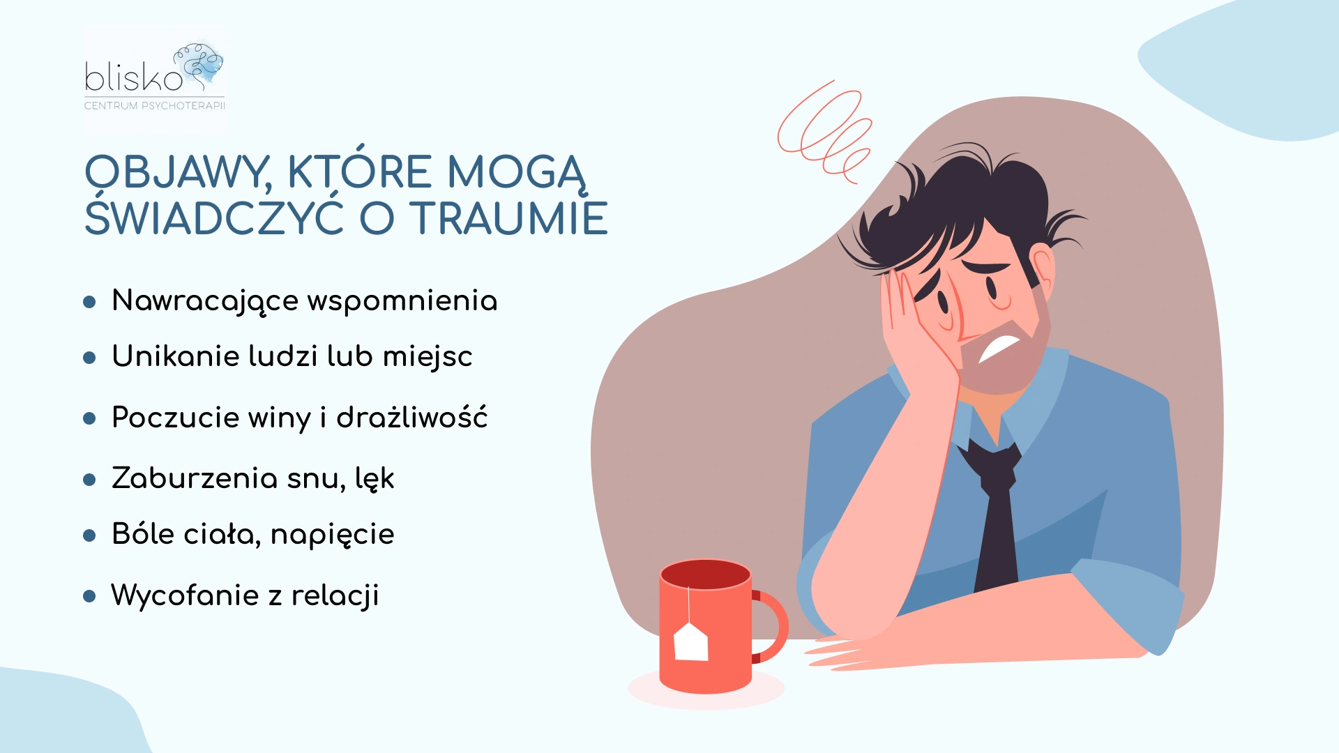 Objawy, które mogą świadczyć o traumie