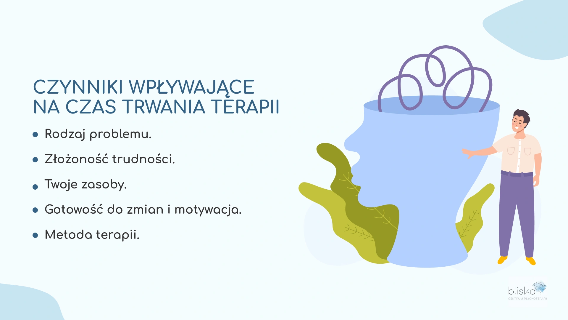 Czynniki wpływające na czas trwania terapii